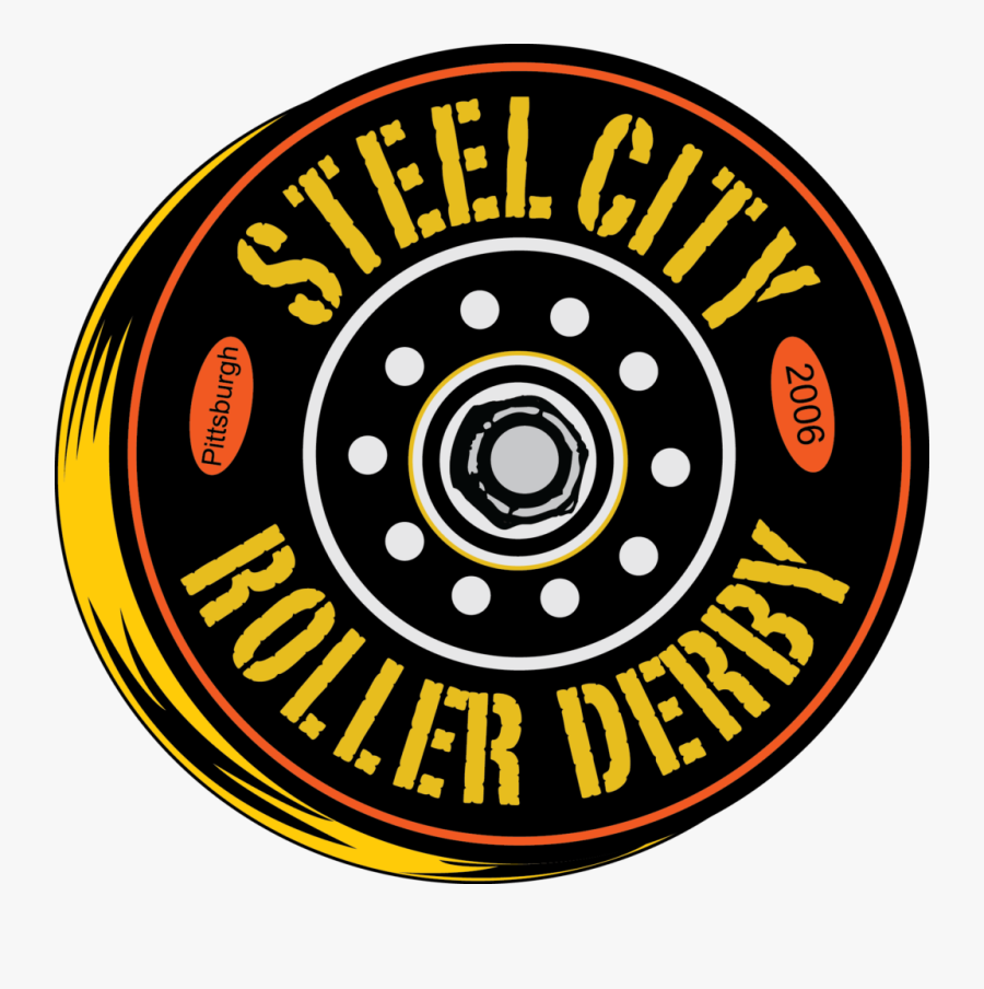 Steel City Roller Derby - Roller Derby Logo, Transparent Clipart
