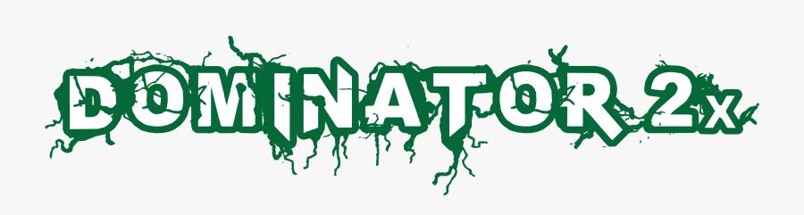 Dominator 2x - Infected Font, Transparent Clipart