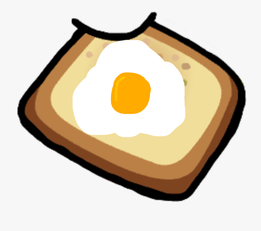 #egg Toast - Fried Egg, Transparent Clipart