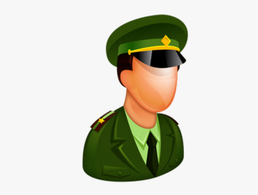 Army Officer Icon - Army Captain Clipart, Transparent Clipart