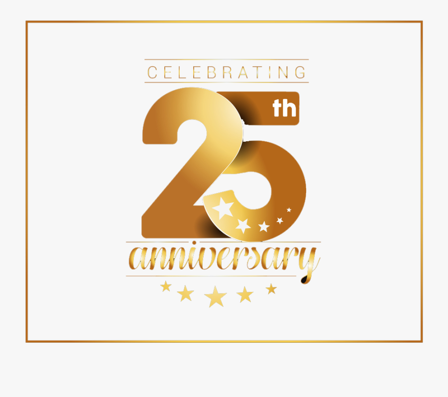 25th Anniversary Png Image - 25 Anniversary Hd Png, Transparent Clipart