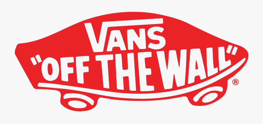 Red Vans Logo, Transparent Clipart