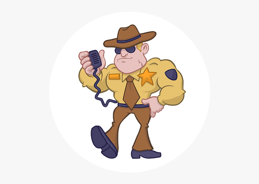 Sheriff Cl Plus - Cartoon, Transparent Clipart