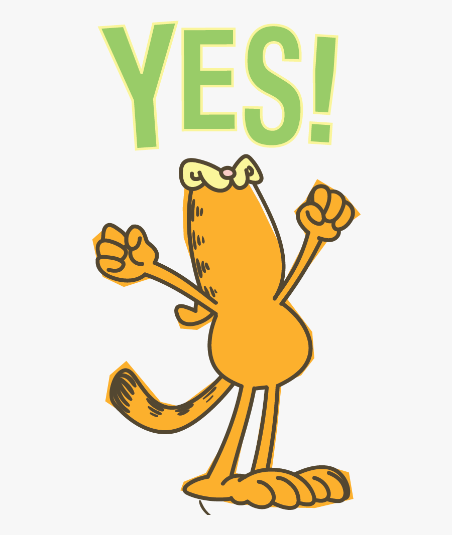 Garfield Line Messaging Sticker - Nutralife Ester C, Transparent Clipart