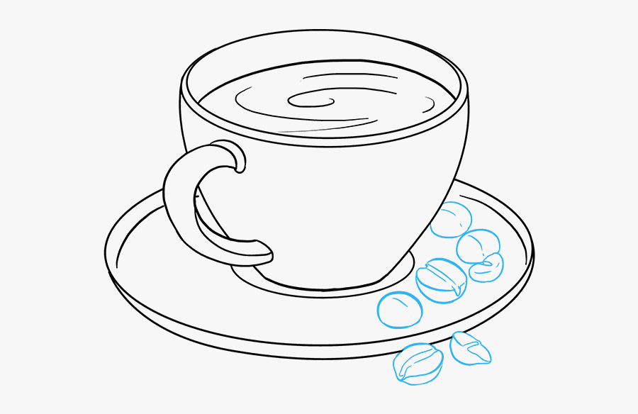 How To Draw Coffee Cup - Easy To Draw Coffee Mug, Transparent Clipart