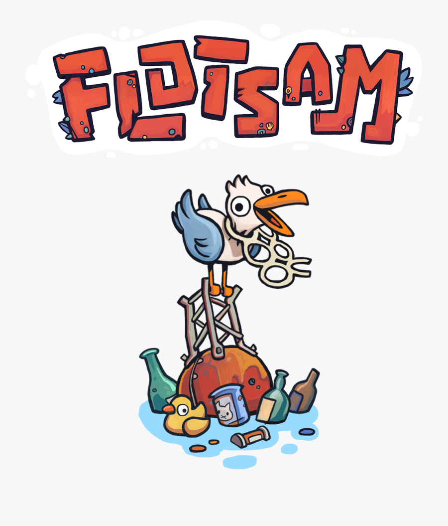 Seagull Flotsam Withlogo - Flotsam Game Png, Transparent Clipart