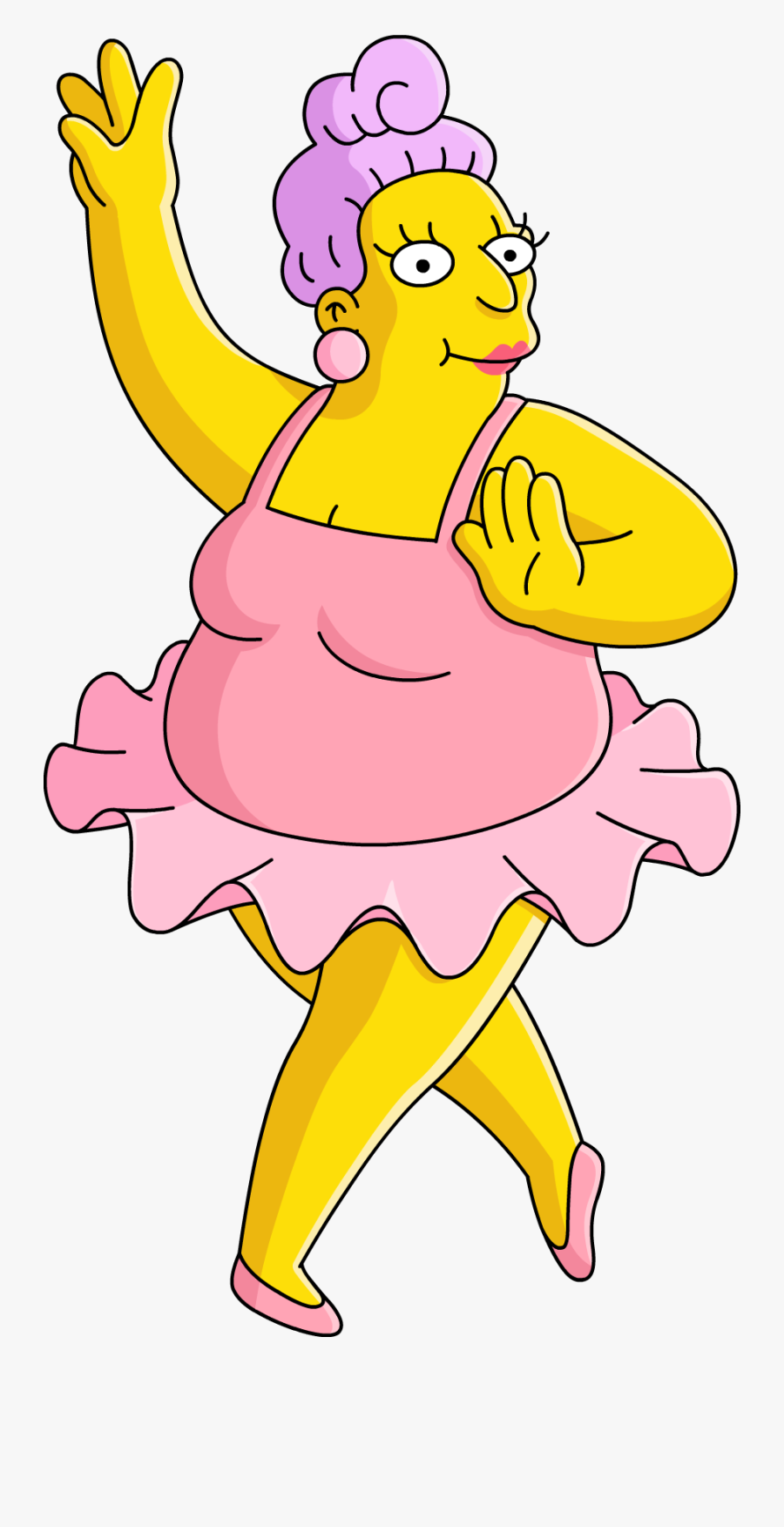 Simpsons Tina Ballerina, Transparent Clipart