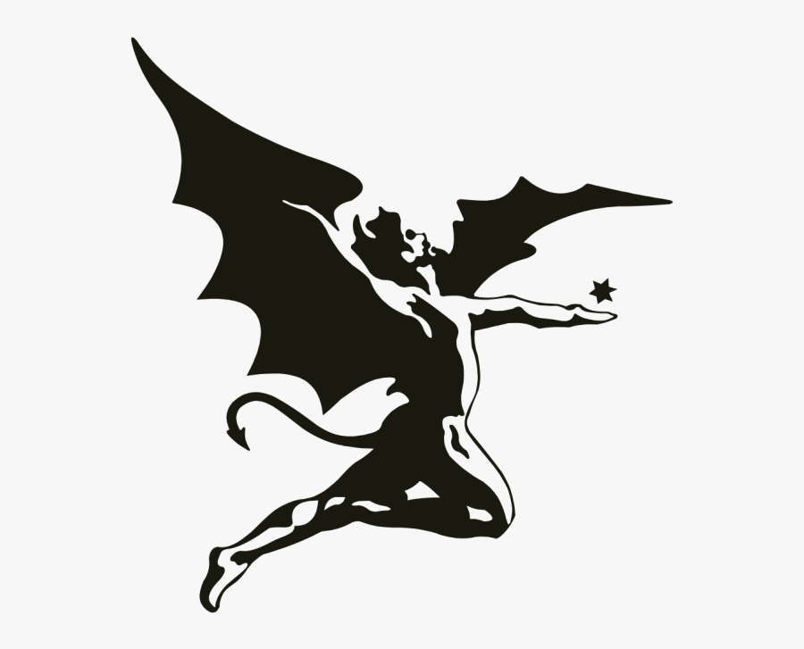 Fallen Angel Black Sabbath Logo, Transparent Clipart