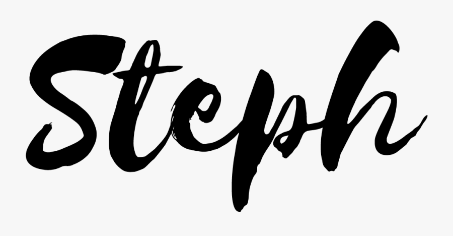 Steph - Calligraphy, Transparent Clipart