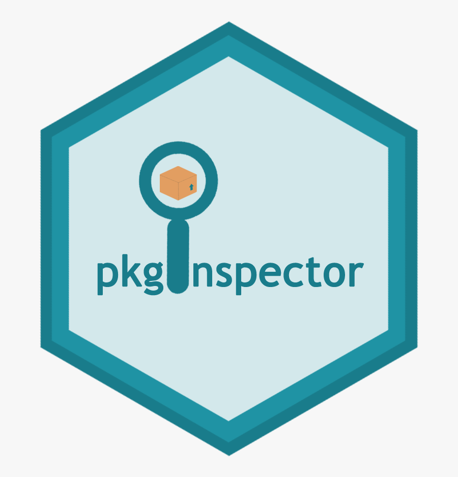 Pkginspector Hex Sticker - Inmofactory, Transparent Clipart