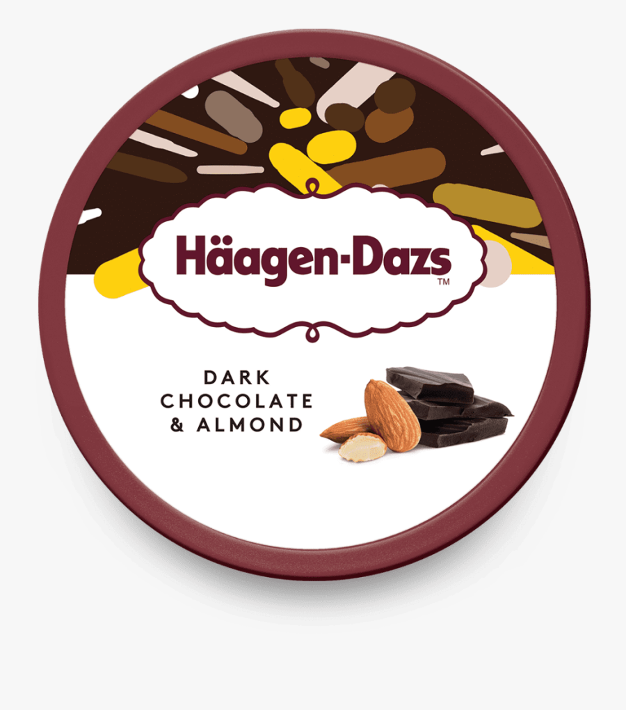 Dark Chocolate & Almond L - Haagen Dazs Mango Raspberry, Transparent Clipart