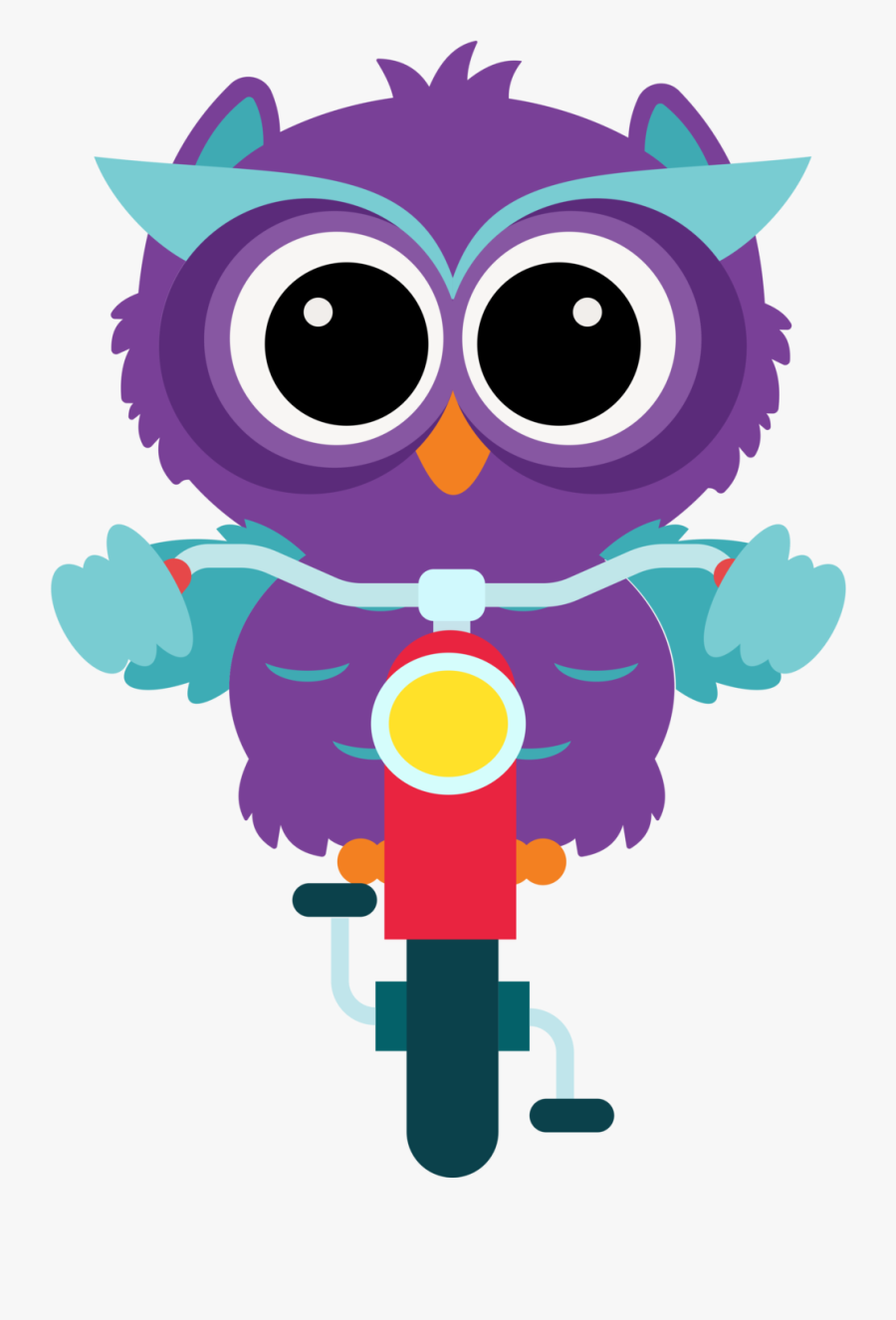 Huey-7 - Design Animated Owl Png, Transparent Clipart