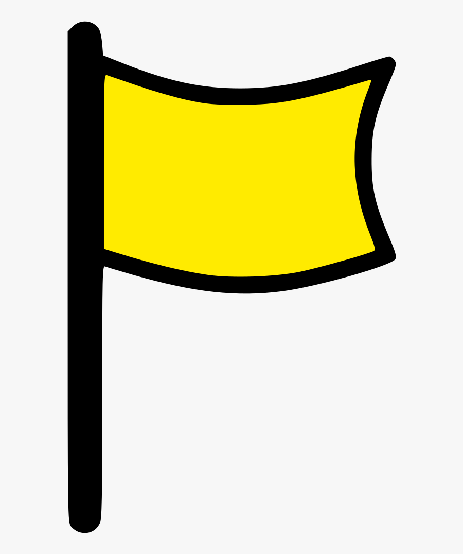 File - Flag Icon - Yellow - Svg - Yellow Flag Clip - Yellow Flag Clip Art, Transparent Clipart