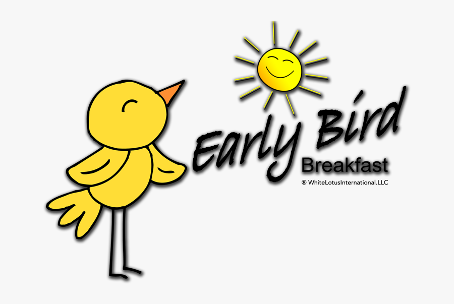 Early Bird Breakfast Logo, Transparent Clipart