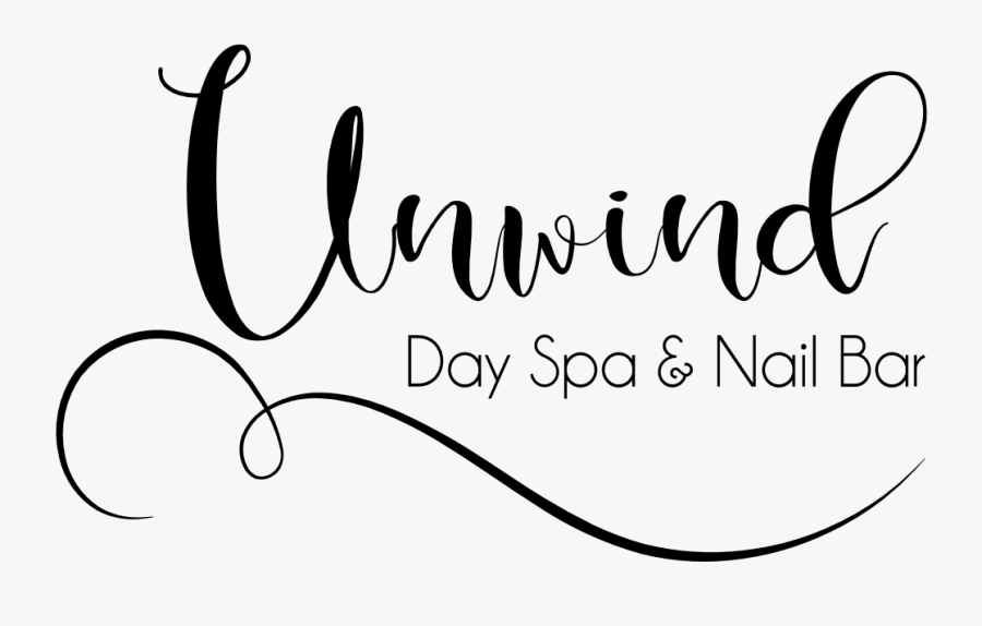 Vector Unwind Logo Final - Calligraphy, Transparent Clipart