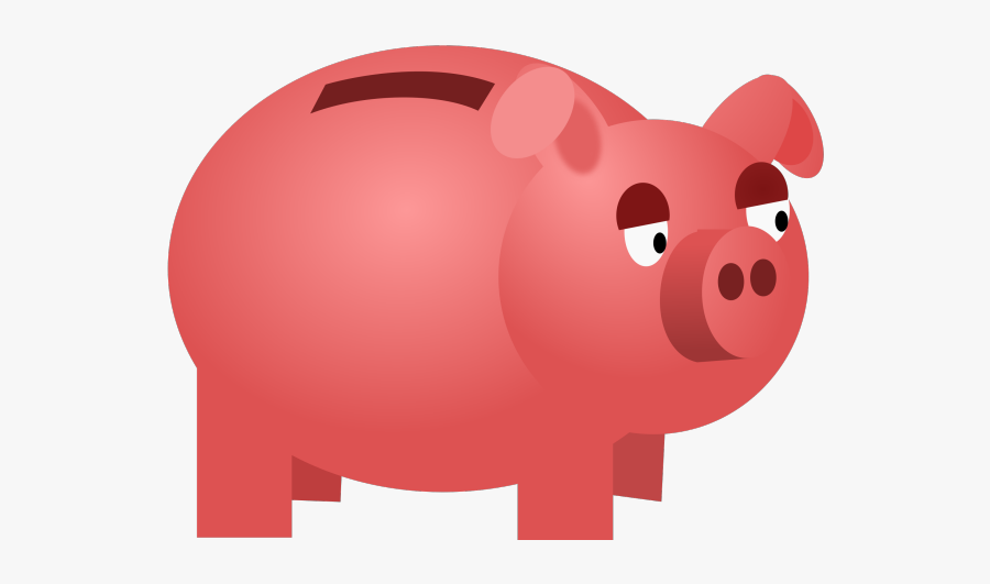Piggy Bank Animated, Transparent Clipart