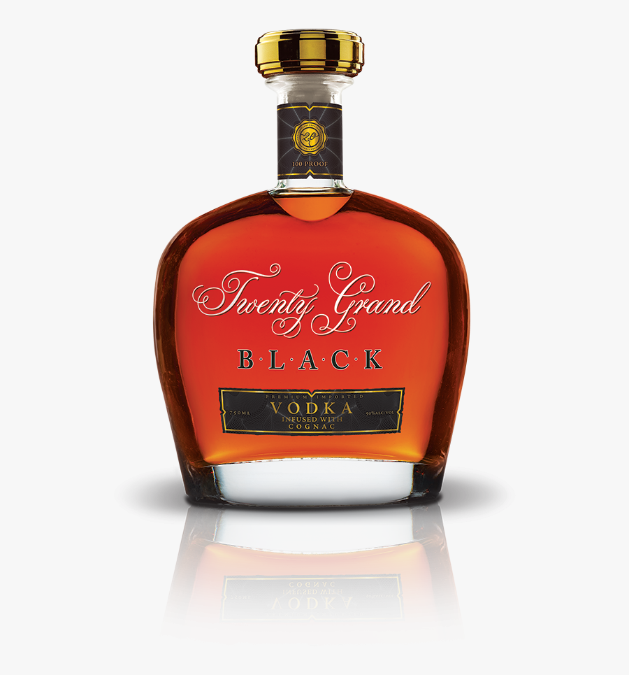 Twenty Grand Gold Vodka Cognac, Transparent Clipart