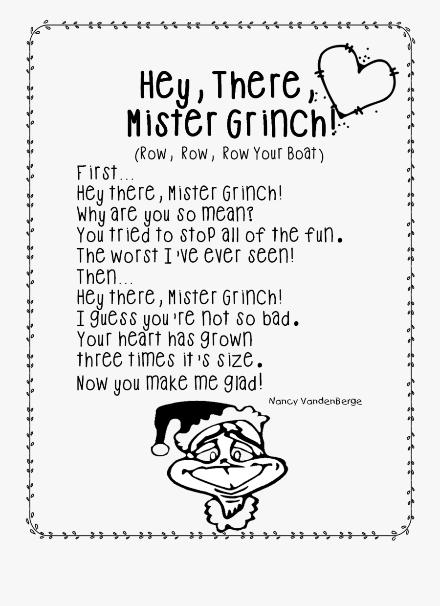 Hey There Mister Grinch , Free Transparent Clipart - ClipartKey