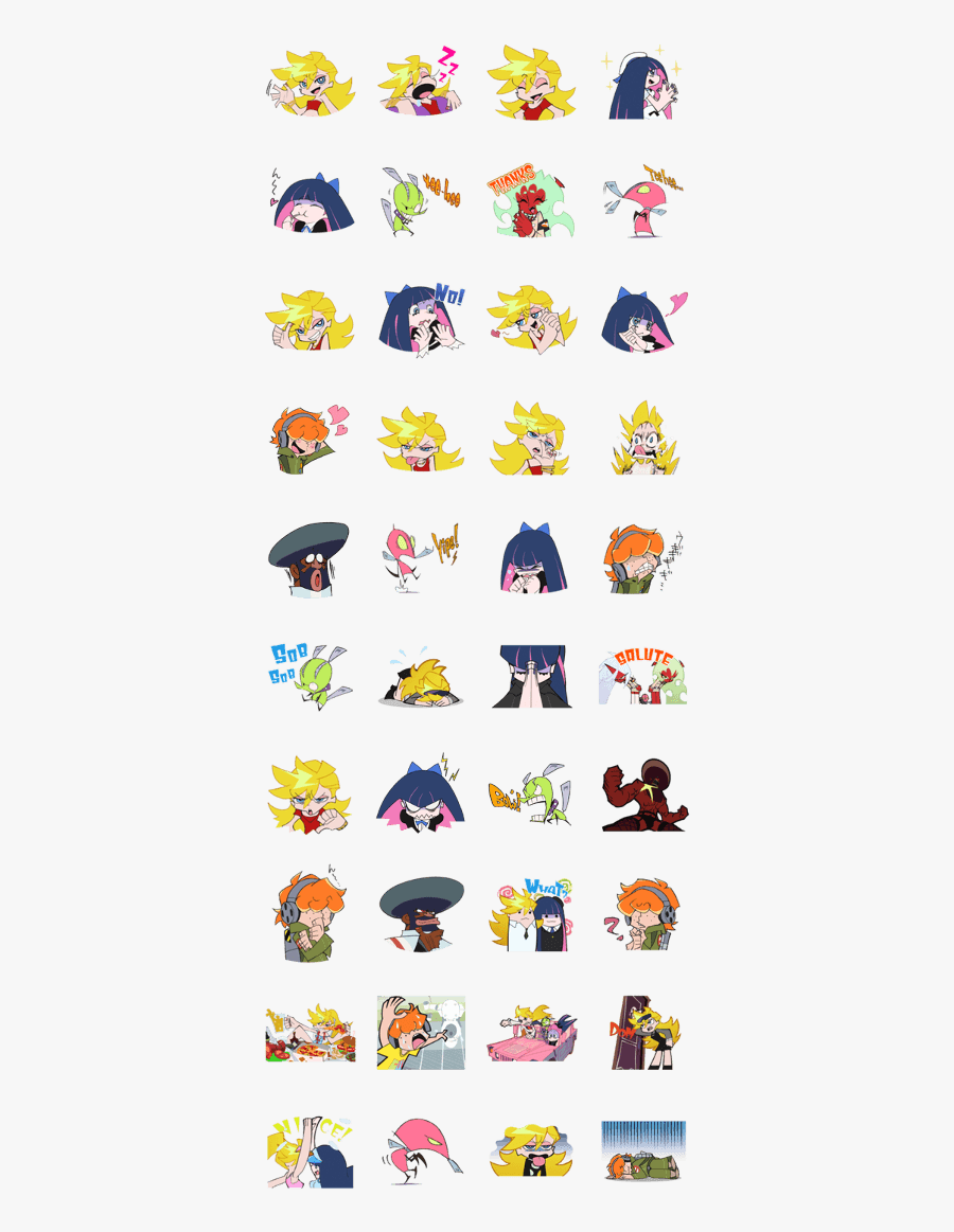 Panty & Stocking With Garterbelt - Panty And Stocking Stickers , Free 