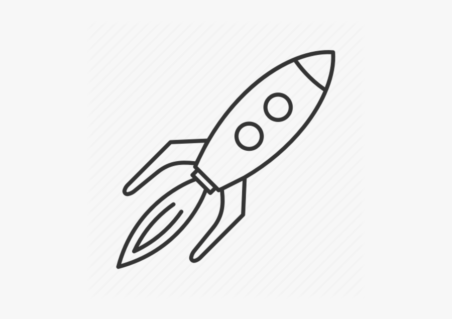 Spaceship Outlines For Kids, Transparent Clipart