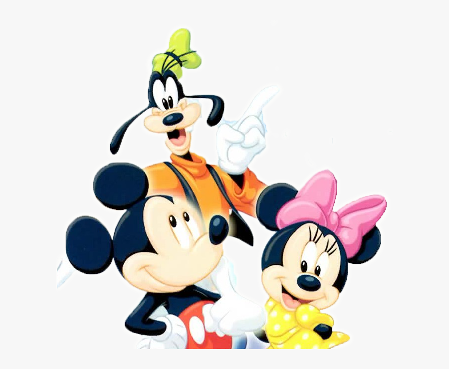 Clip Art Minnie Mouse Donald Duck - Goofy Mickey And Minnie, Transparent Clipart