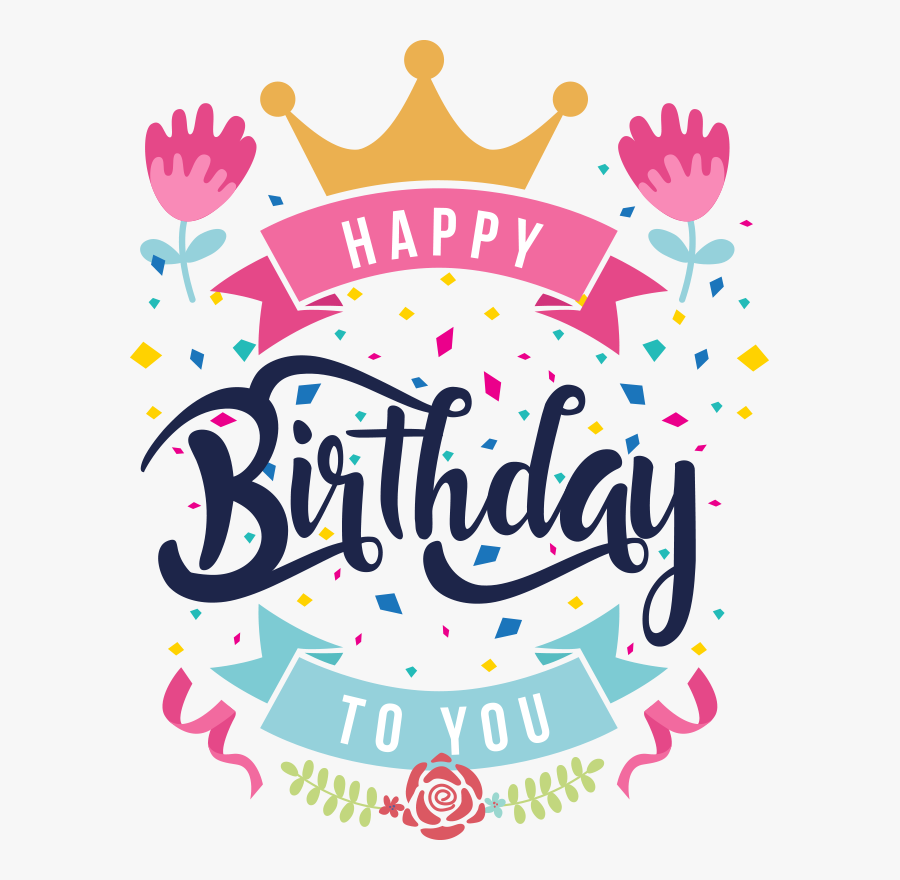 Happy Birthday Poster, Transparent Clipart