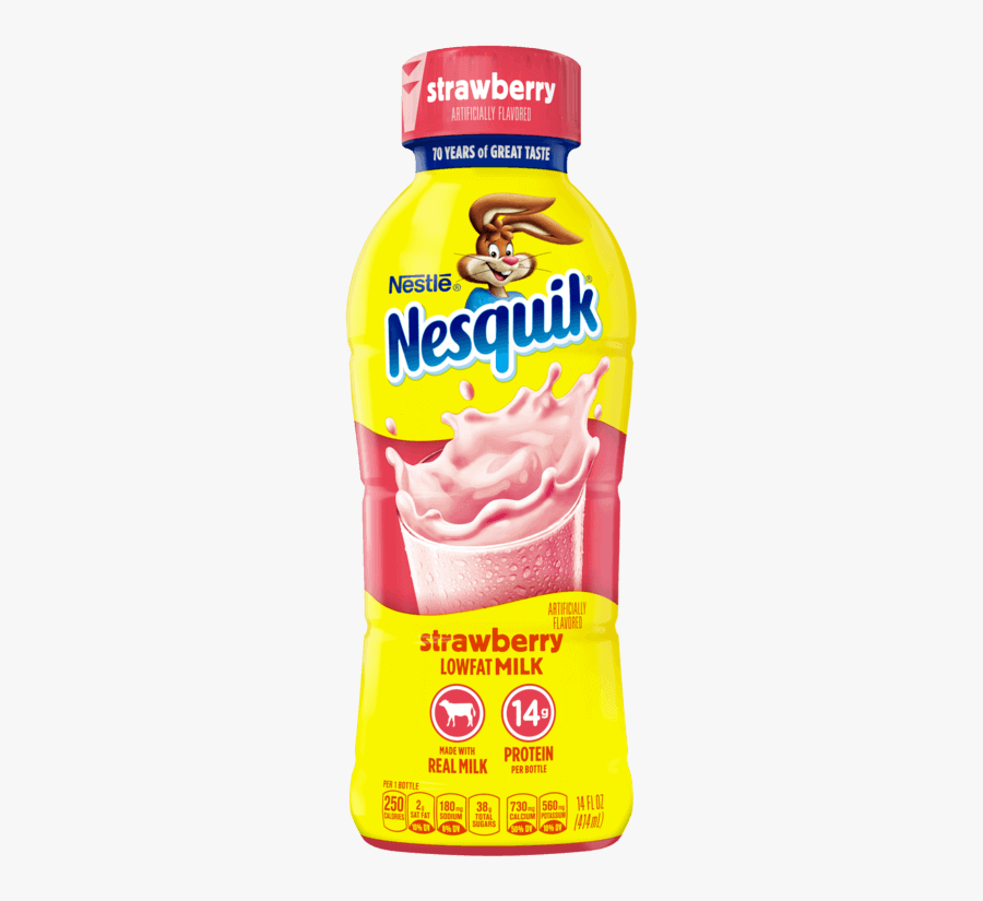 Image - Nesquik Milk, Transparent Clipart