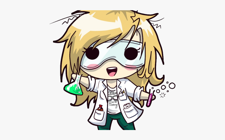 Drawing Of Scientist Anime, Transparent Clipart