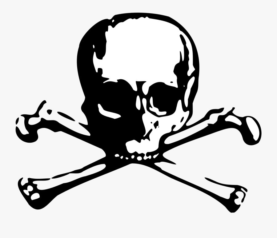 Skull And Bones Sticker - Free Skull And Crossbones Svg , Free ...