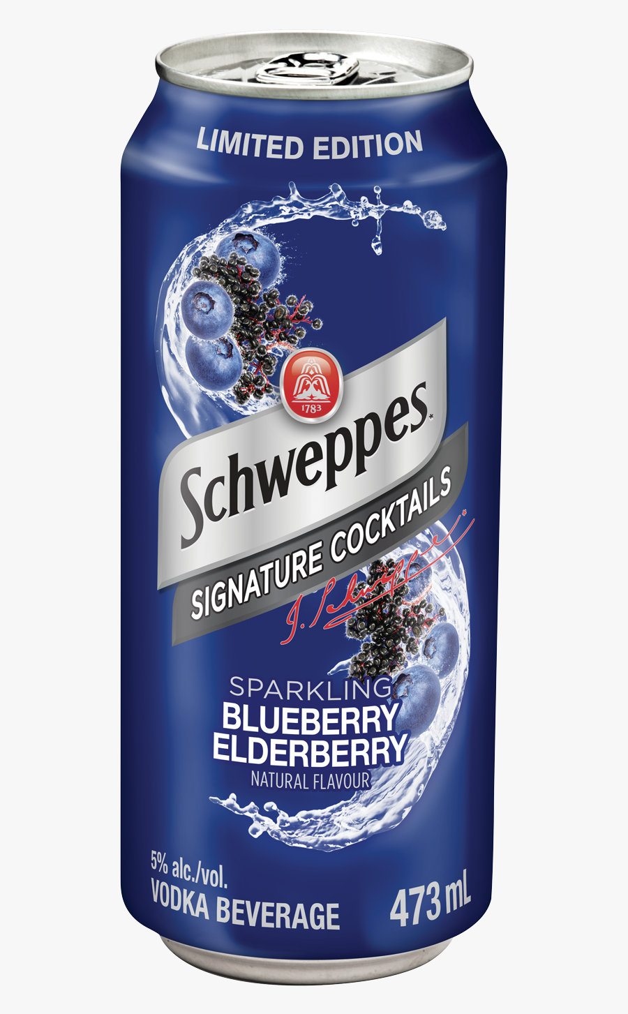 Schweppes Blueberry Elderberry Calories, Transparent Clipart