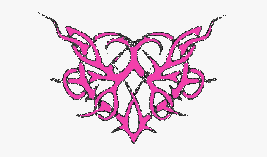 #tribalart #textgenerator #tribal #heart #tribalheart - Tatto De Pandora Heart, Transparent Clipart