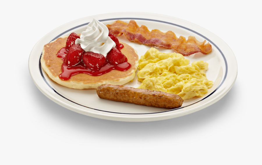 Transparent Single Pancake Clipart - Kids Breakfast Ihop, Transparent Clipart
