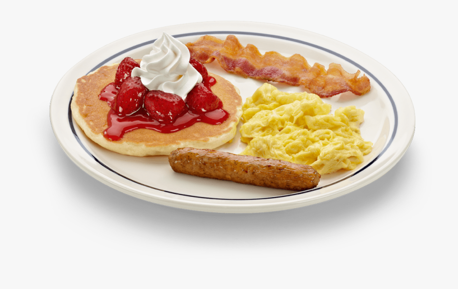 Transparent Single Pancake Clipart - Kids Breakfast Ihop , Free 