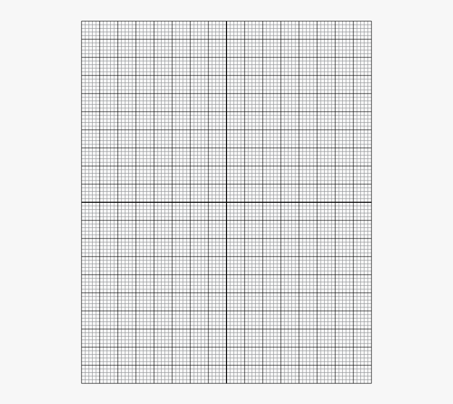 Graph, Graph Paper Template, Graph Paper A4, Graph - Monochrome, Transparent Clipart