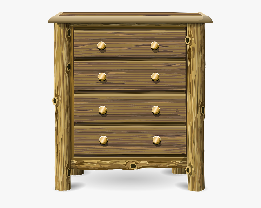 Wooden Cabinet Drawer Clipart, Transparent Clipart