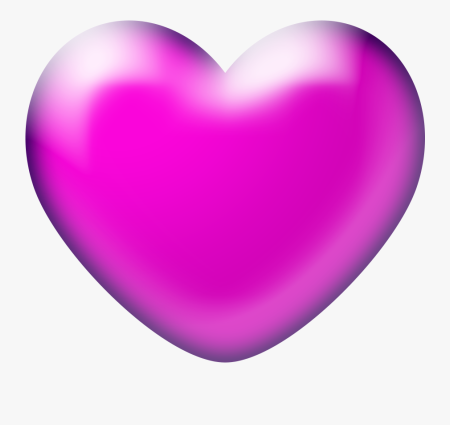 3d Heart Png - 3d Pink Heart Png, Transparent Clipart