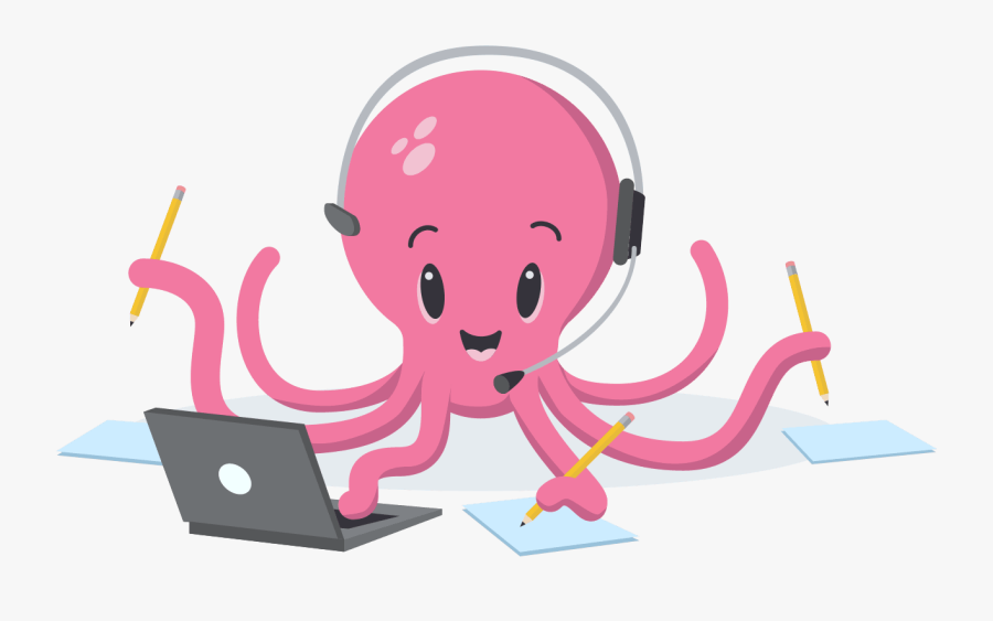 Swell - Busy Octopus, Transparent Clipart