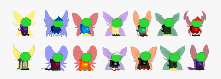 The Felttier Outfits, Now With Transparent Wings - Homestuck God Tier Wings, Transparent Clipart