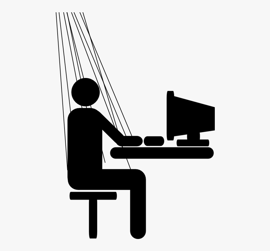 Computer Lab Clipart Black, Transparent Clipart