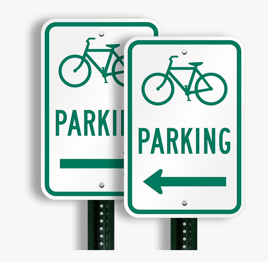 Aluminum Clip Signage Clip - Bicycle Parking Sign, Transparent Clipart