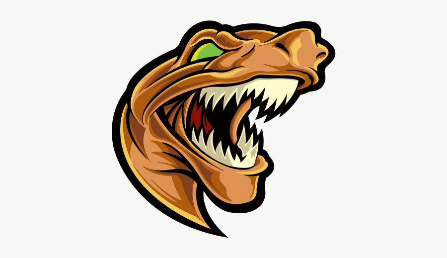 Printed Vinyl Dinosaur T - T Rex Gaming Logo, Transparent Clipart