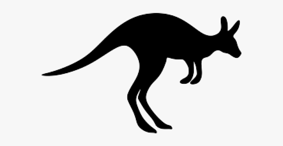 Wombat Clipart Silhouette - Kangaroo, Transparent Clipart