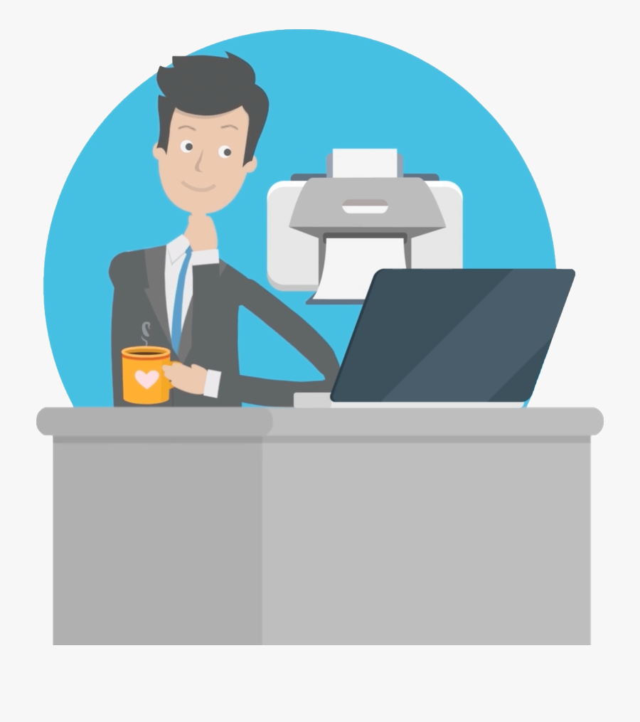 Manager Clipart Bank Teller Cartoon Free Transparent Clipart Clipartkey