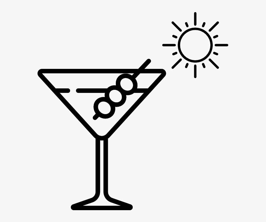 Formation Professionnelle De Jour En Bartending - Cocktail Glass Cartoon, Transparent Clipart