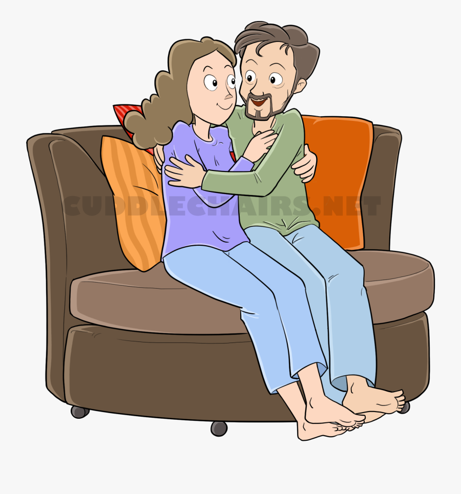 Clip Art Cuddling Images - Cartoon, Transparent Clipart