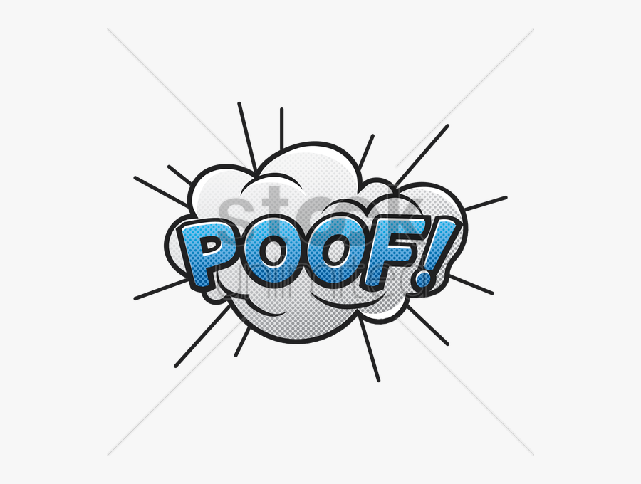 Cartoon Cloud Poof Png Transparent Png , Png Download - Poof Comic Book Png, Transparent Clipart