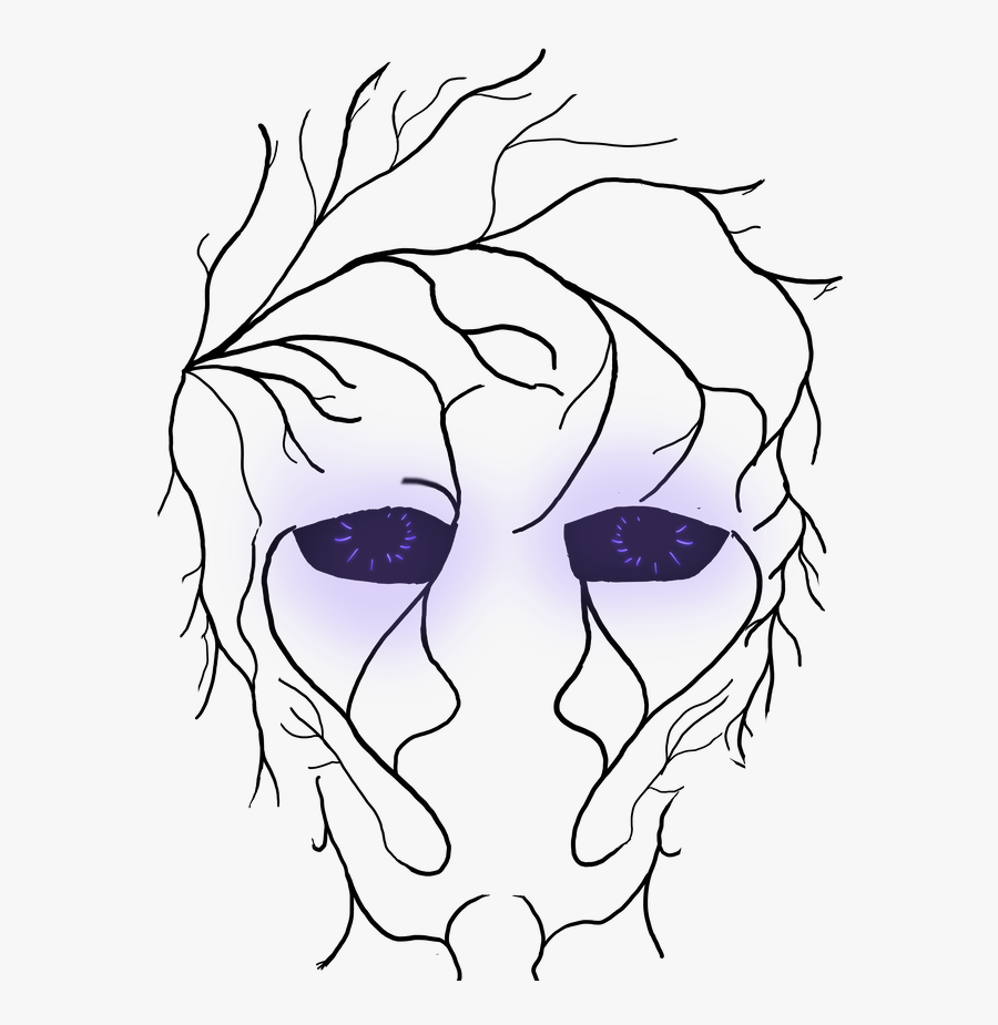 Shadowy Veins - Sketch, Transparent Clipart
