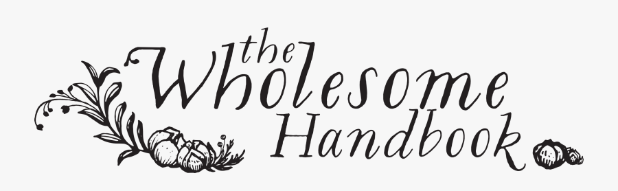 The Wholesome Handbook - Calligraphy, Transparent Clipart