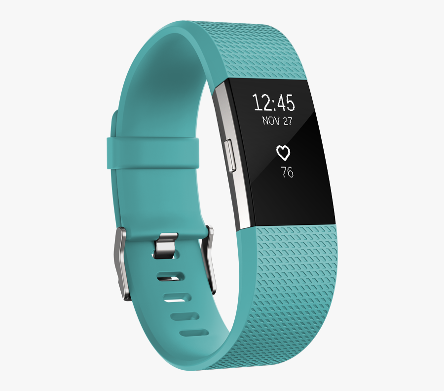 Clip Art Fitbit Charge 2 Icons - Fitbit Charge 2 Teal, Transparent Clipart