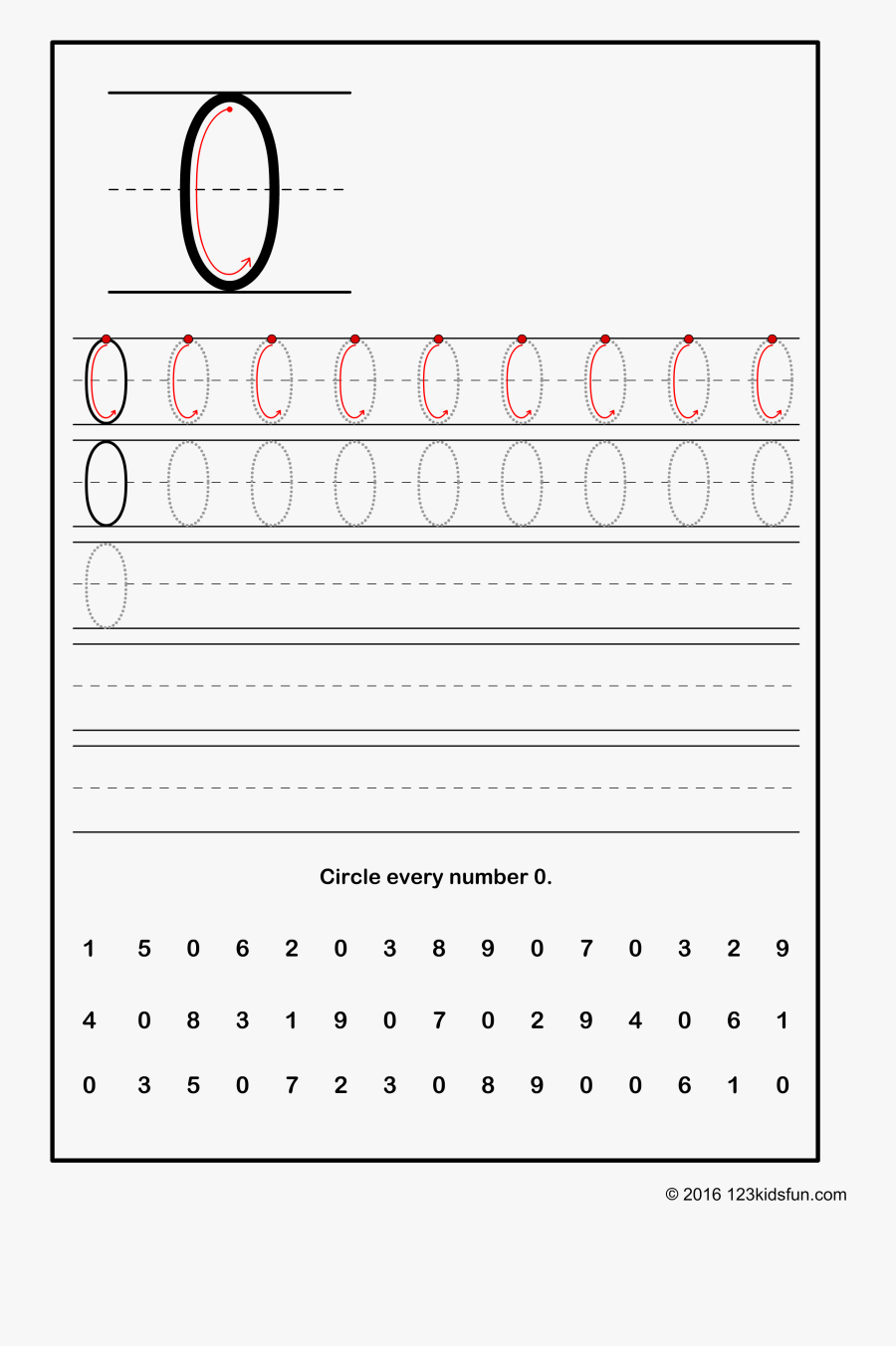Number 6 Clipart Traceable - Worksheets On Numbers 0 3, Transparent Clipart